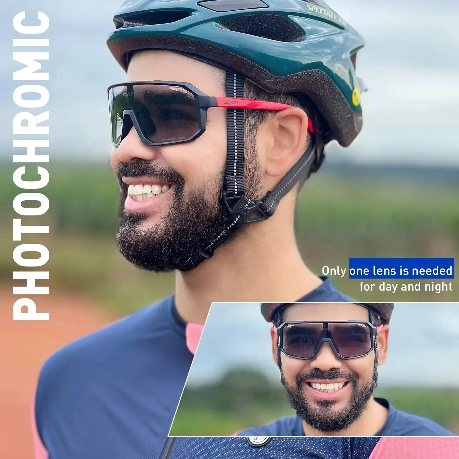Lunettes Photochromiques — Verres Auto-Adaptables au Soleil