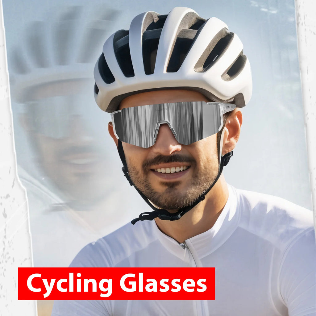 SCVCN New Outdoor Cycling Sunglasses Men Road Driving Bike Glasses  Sports Mountain Climbing Women Bicycle Cycling UV400 Goggles — image 3